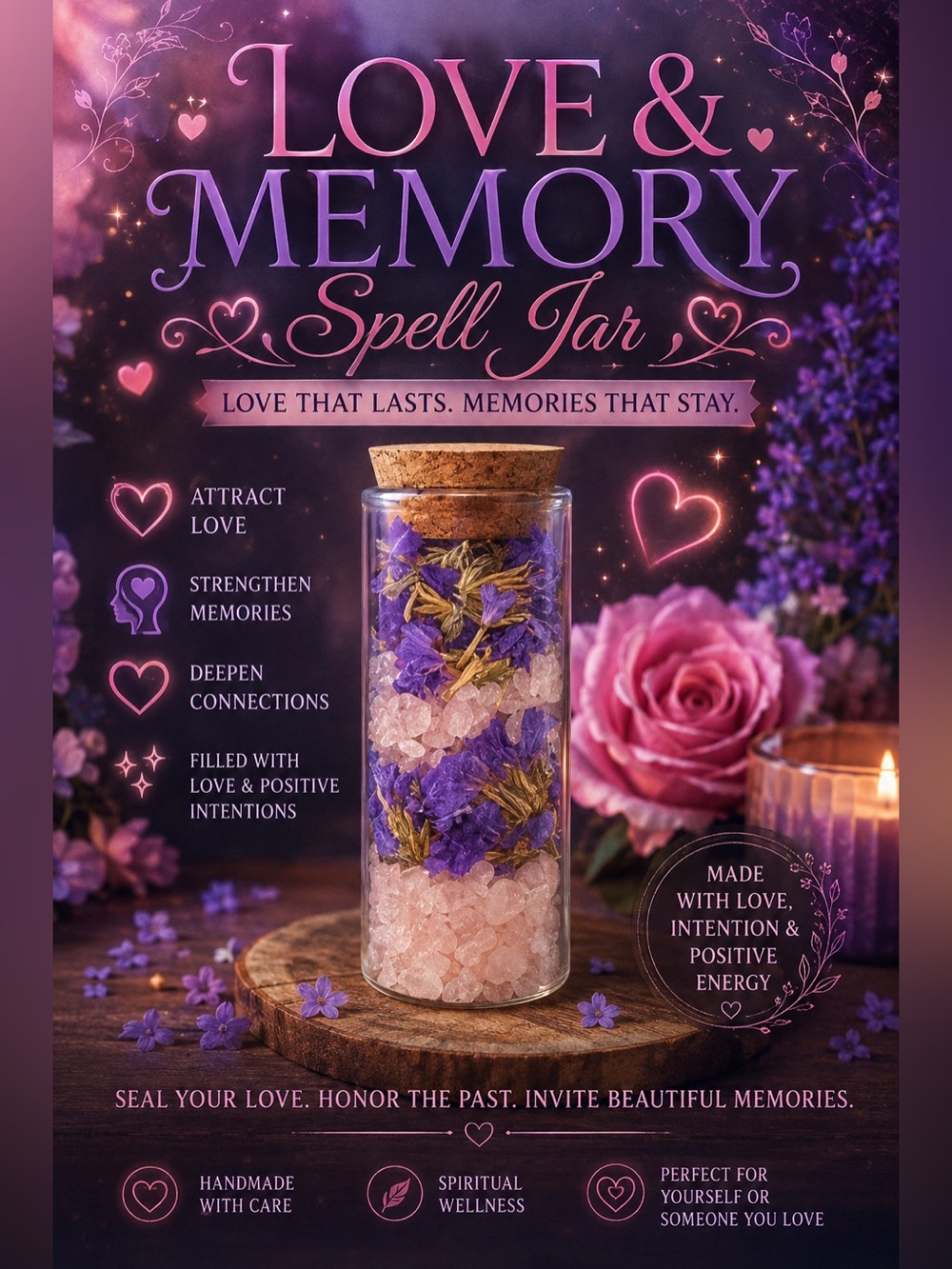 💕Love+Memory Spell Jar💕